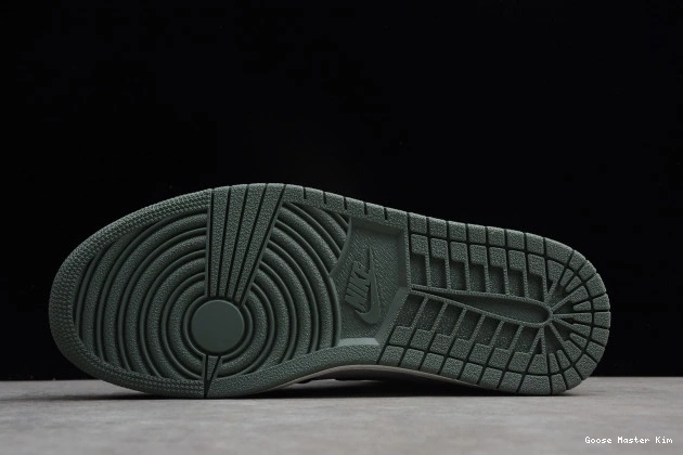 Retro OG 1 Air Jordan Clay Green 555088-135 High 0624